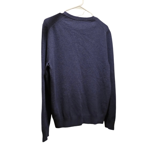 Christian Lacroix Navy V Neck Sweater 2 Ply Cashmere Size M - Picture 2 of 9